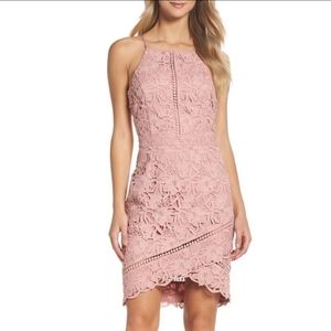 Adelyn Rae Sabina Lace Mini Dress
